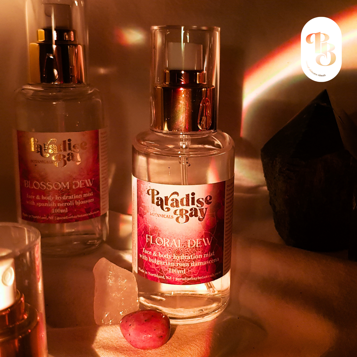 FLORAL DEW | toning face hydration mist with bulgarian rose