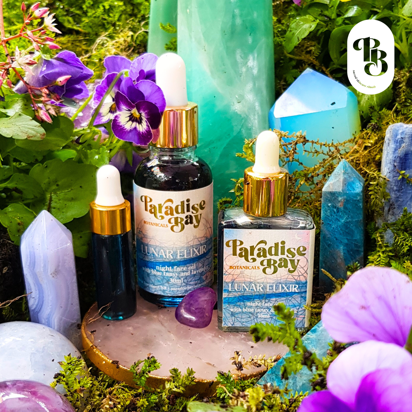 LUNAR ELIXIR | Night Face Oil with Blue Tansy & Lavender