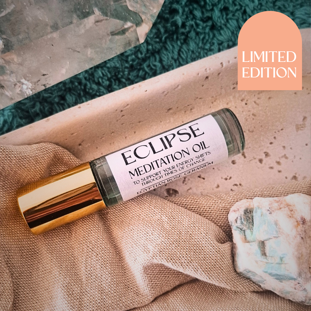 ECLIPSE | meditation oil with egyptian rose geranium, ylangylang, blue tansy & cedarwood