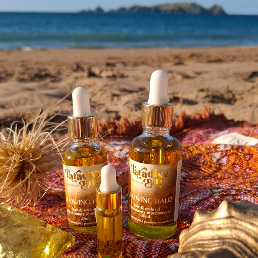 GLOWING HALO | hair & scalp oil with rosemary and peppermint