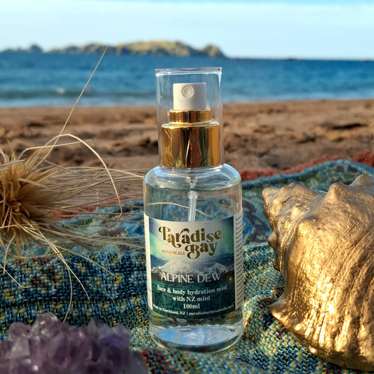 ALPINE DEW | toning face hydration mist with NZ mint