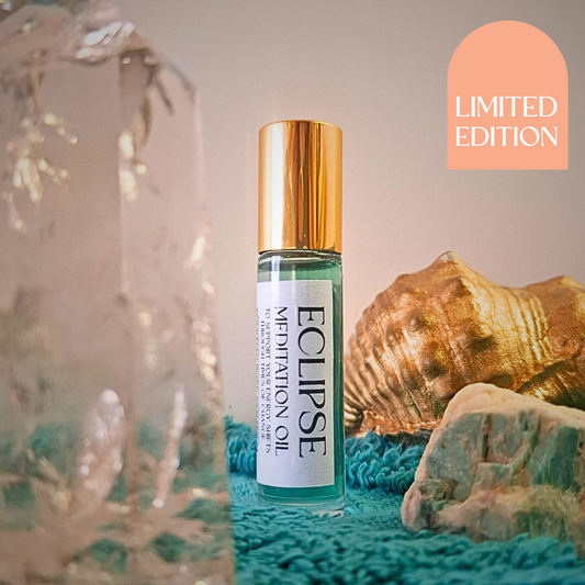ECLIPSE | meditation oil with egyptian rose geranium, ylangylang, blue tansy & cedarwood